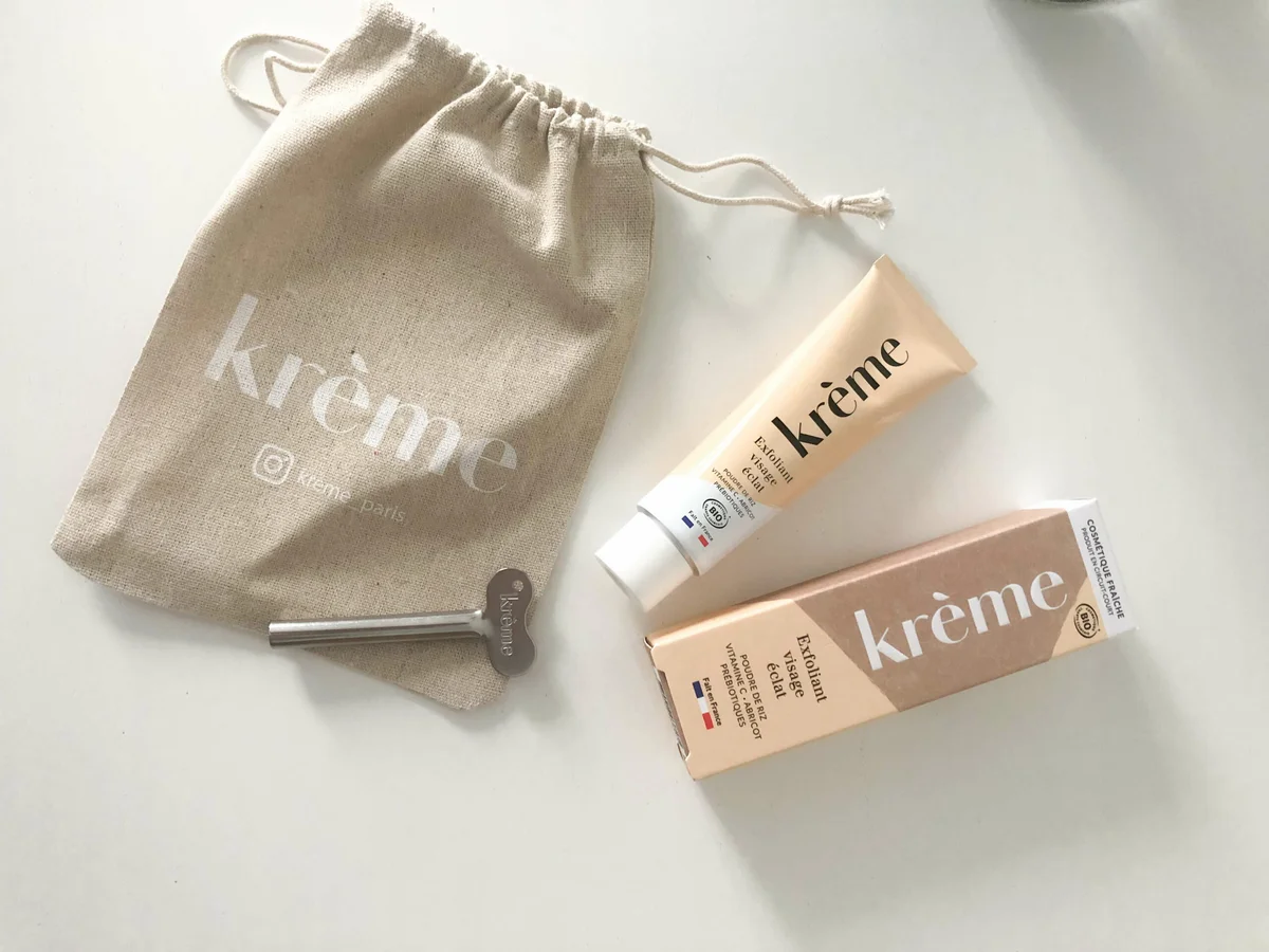 Discover the Radiance of Krème's Facial Exfoliant