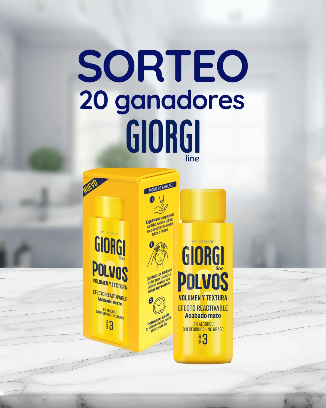 Legal Bases for the 20 Giorgi Volumizing and Texturizing Powder Giveaway