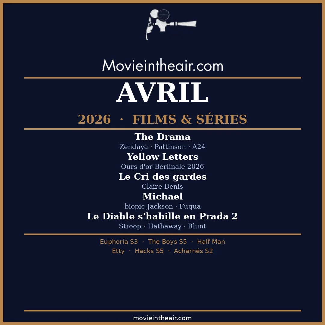 Cinema and Series Highlights for April 2026
