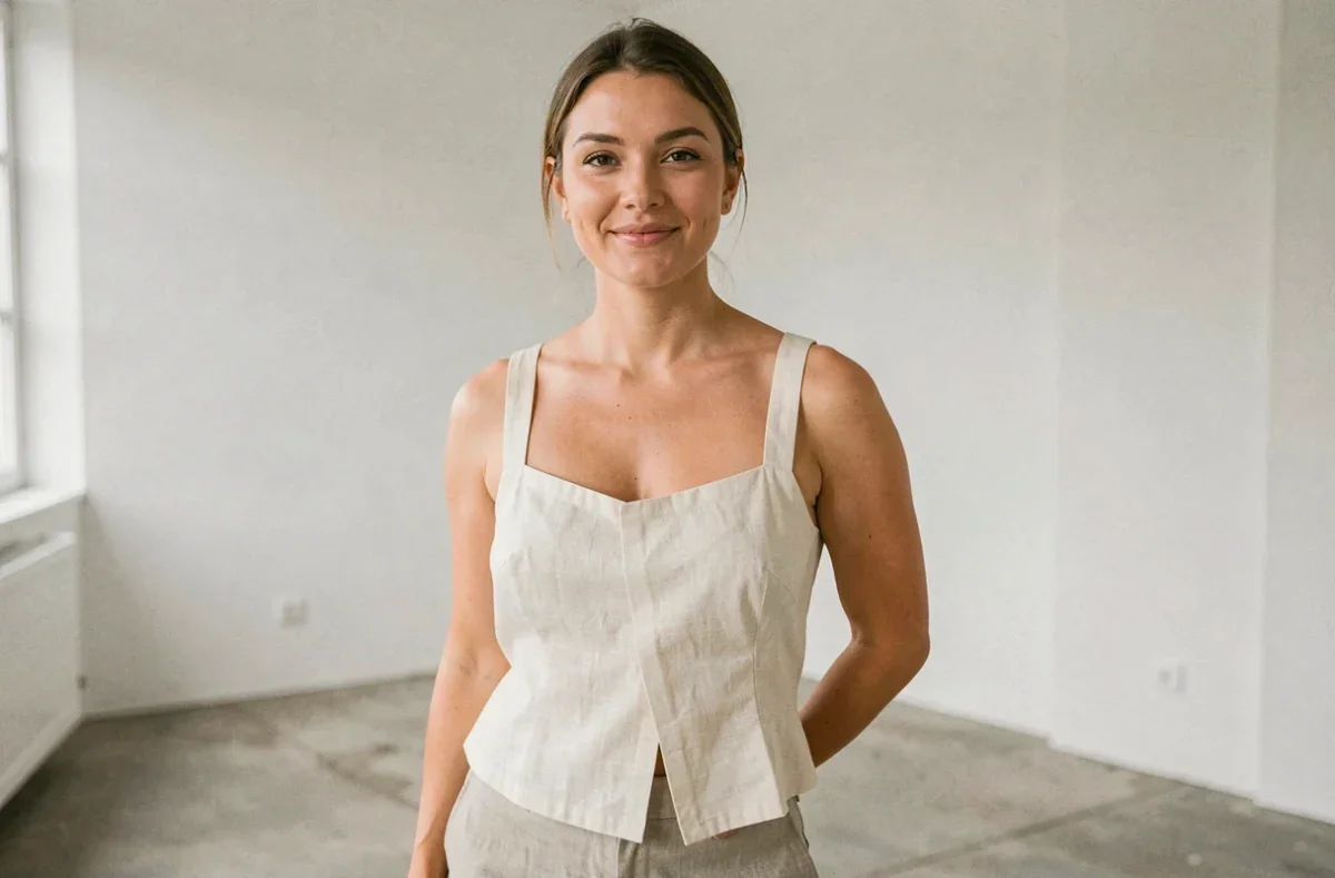 How to Style a Short, Disheveled Bob for Round Faces